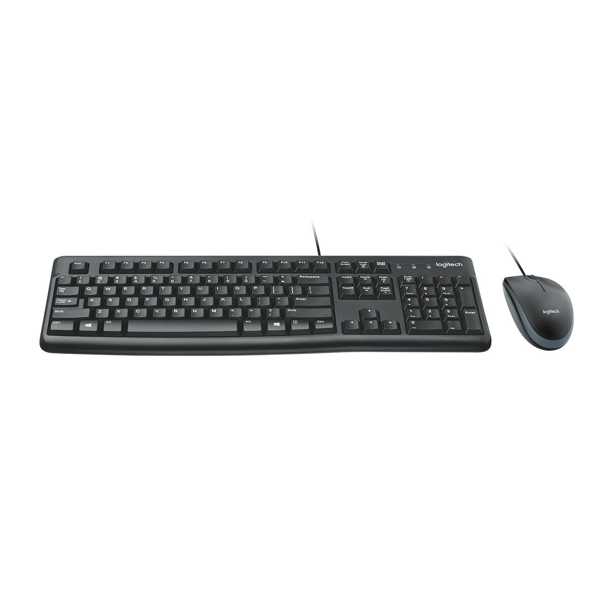Tastatur mit Maus Logitech MK120 QWERTZ Schwarz Deutsch - CA International 