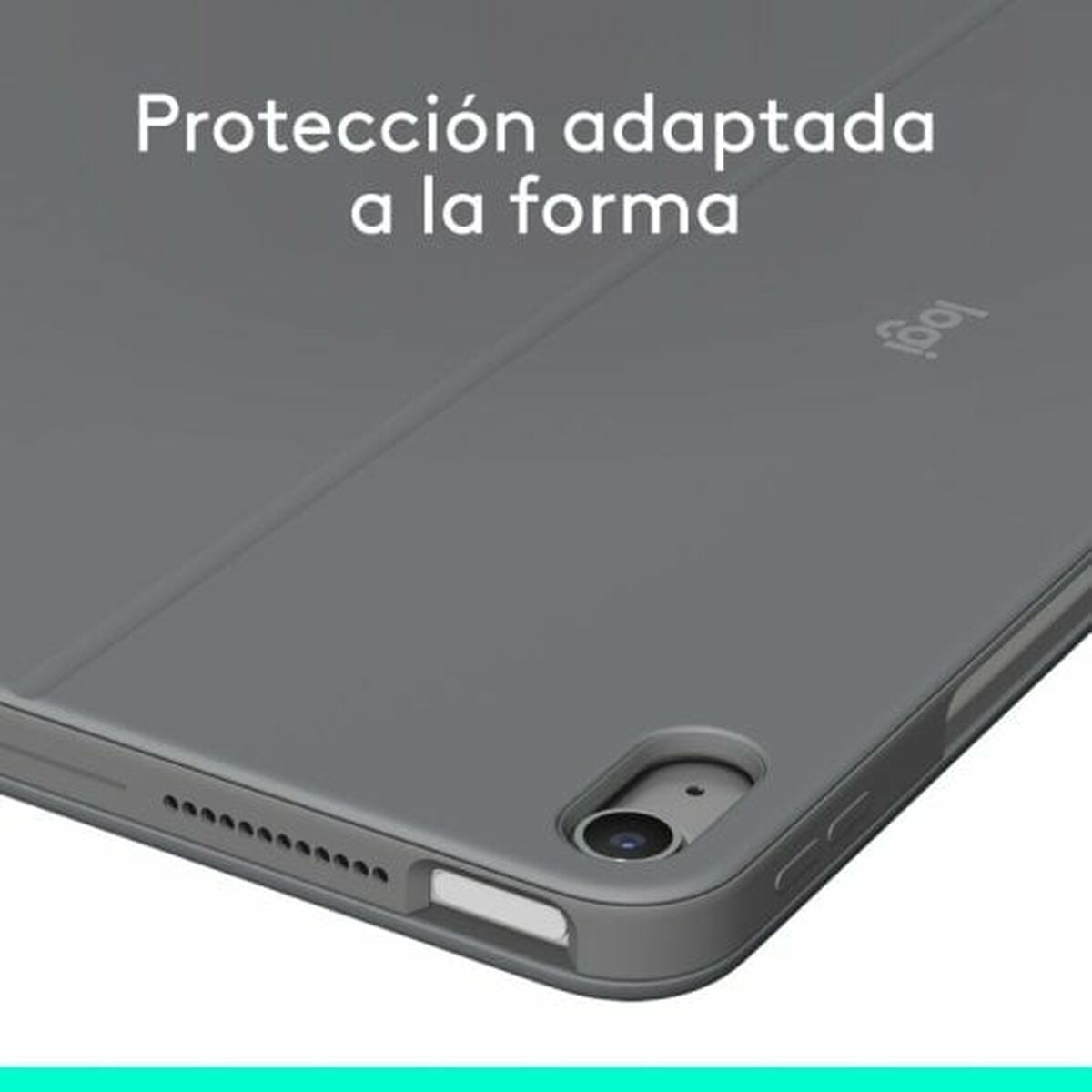 Tablet cover Logitech iPad Air 2024 Grey Spanish Qwerty QWERTY - CA International