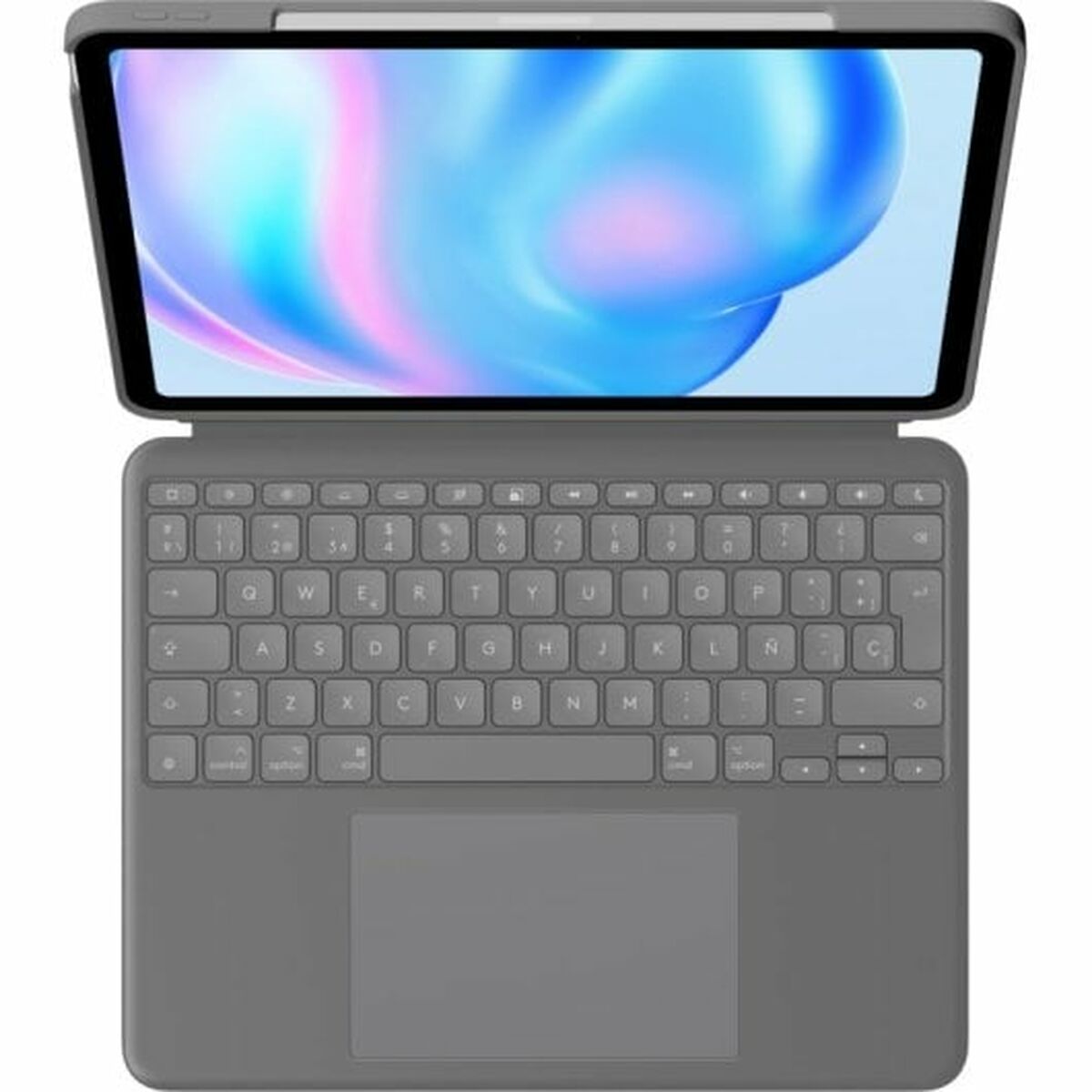 Tablet cover Logitech iPad Air 2024 Grey Spanish Qwerty QWERTY - CA International