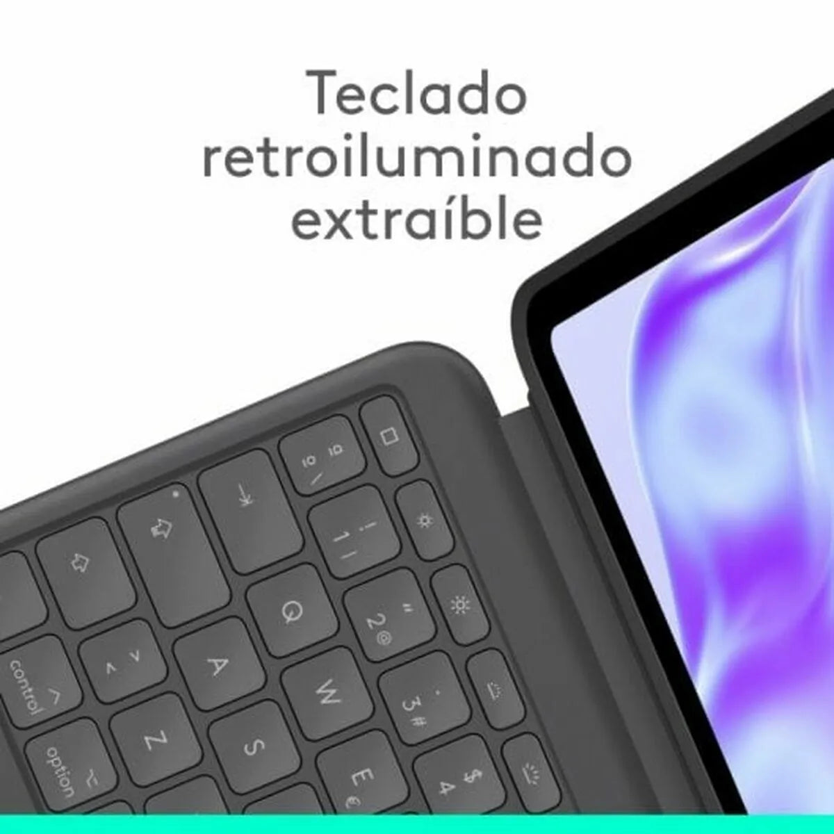 Tablet cover Logitech iPad Pro 2024 Black Spanish Qwerty QWERTY - CA International