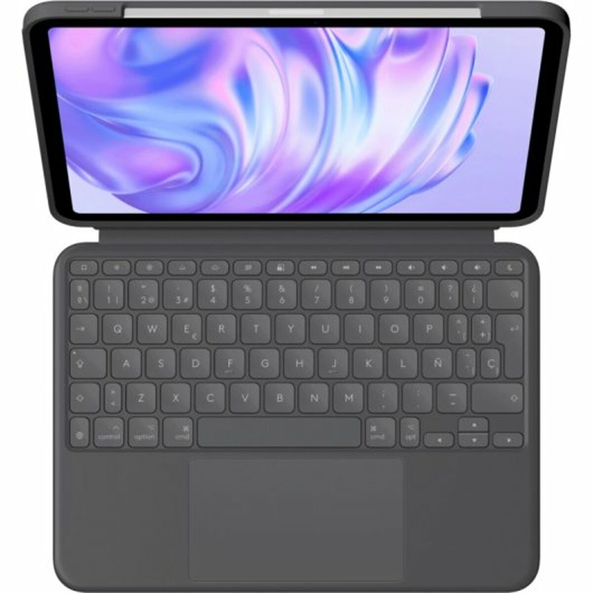 Tablet cover Logitech iPad Pro 2024 Black Spanish Qwerty QWERTY - CA International   #