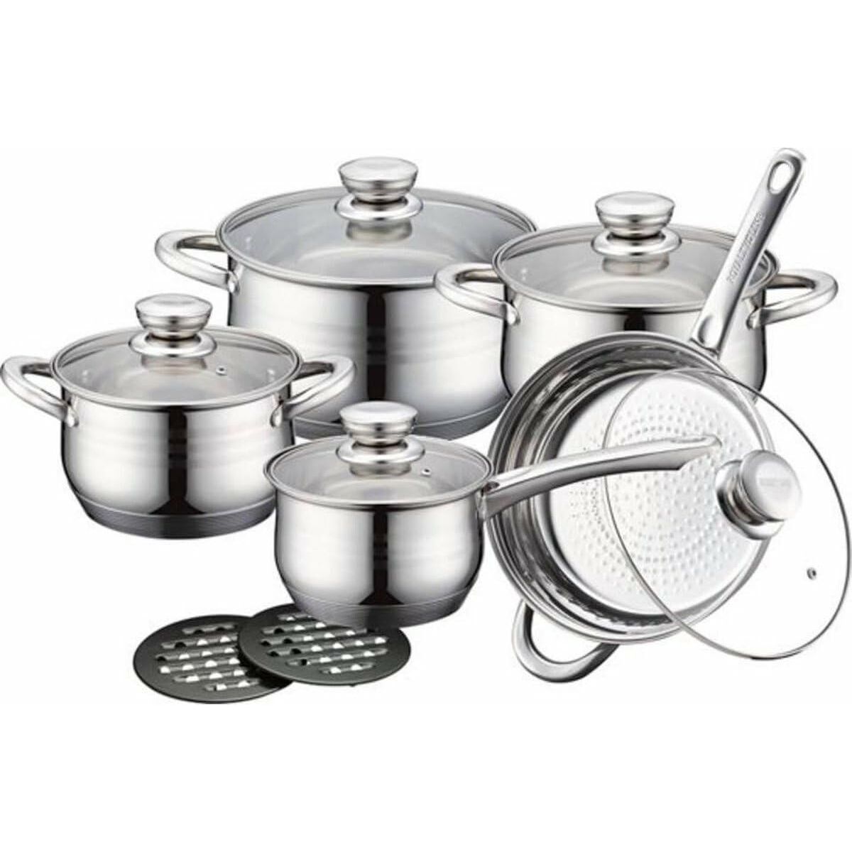 Cookware Royalty Line 1232 Steel 12 Pieces - CA International   #