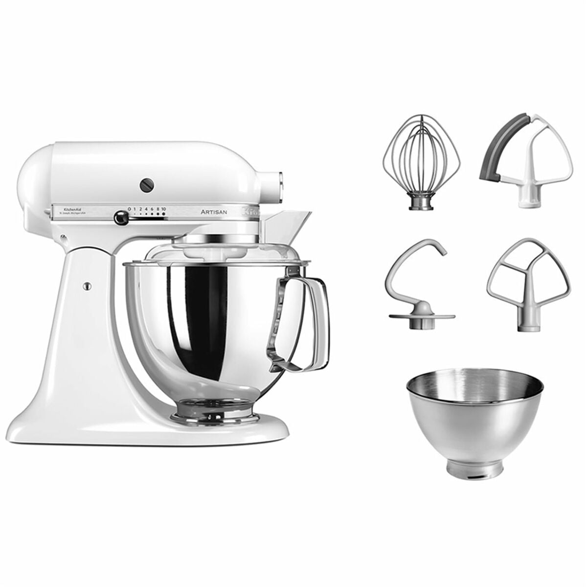 Food Processor KitchenAid 5KSM175PSEWH White 300 W - CA International   #