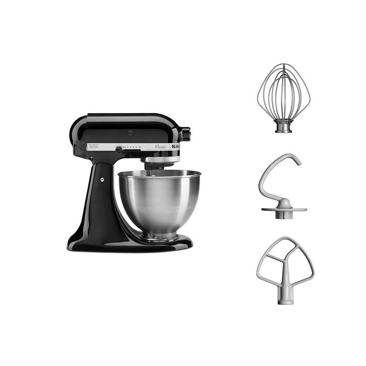 Food Processor KitchenAid 5K45SSEOB Black 275 W 4,3 L - CA International   #