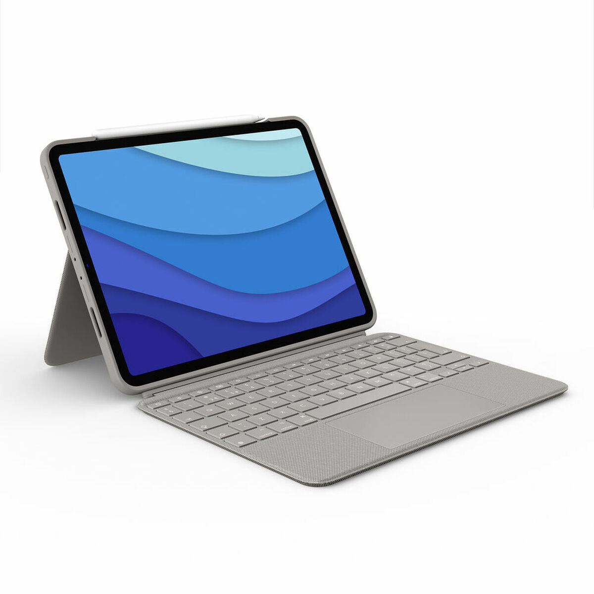 iPad-Hülle Logitech iPad Pro 11 Grau Sand Qwerty Spanisch