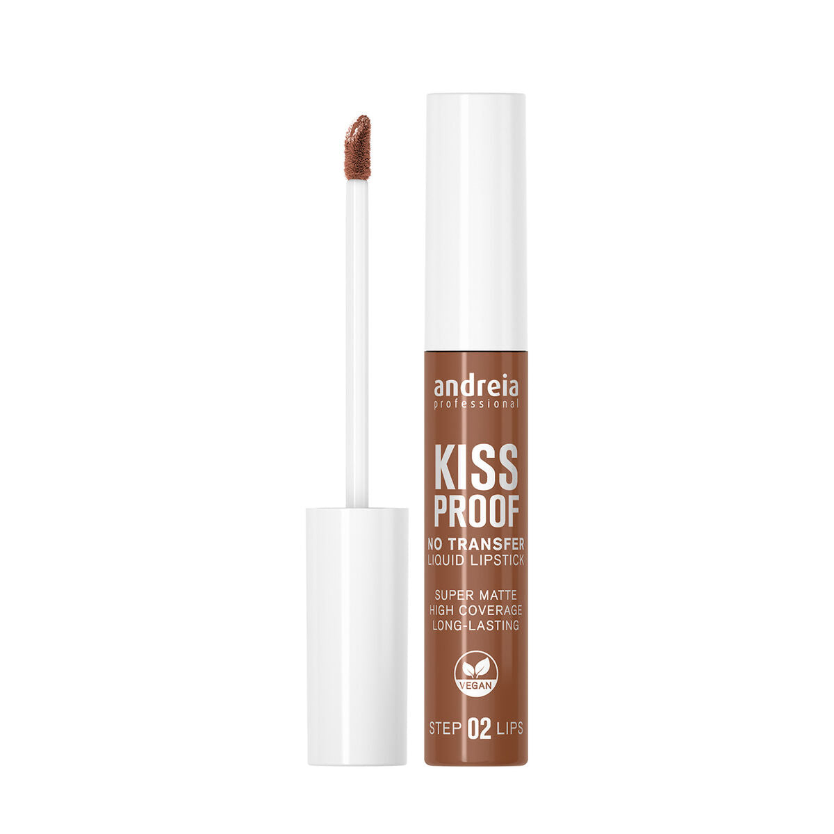 Lipstick Andreia Kiss Proof 8 ml Nº 6 Light Chocolate - CA International   #