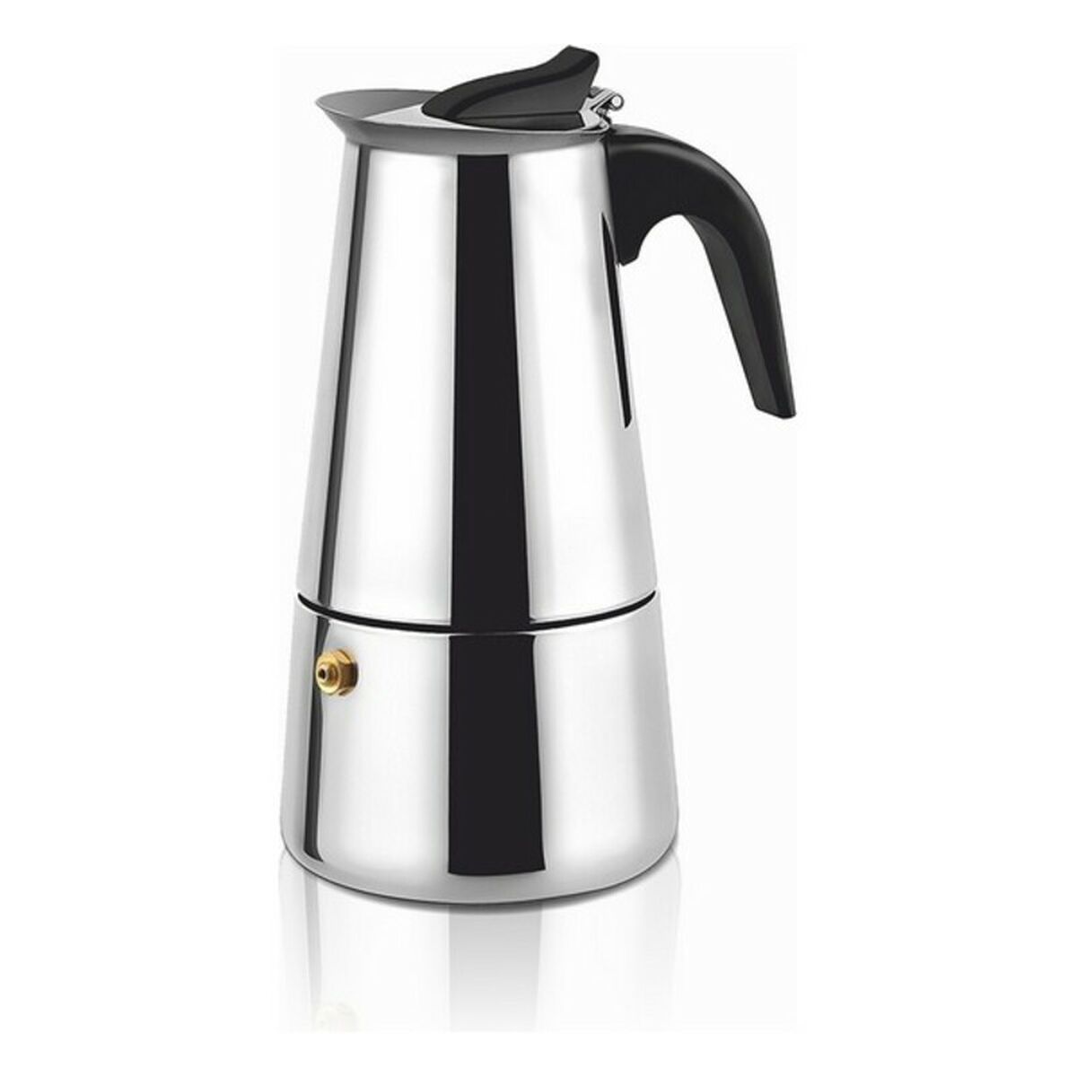 Italian Coffee Pot Haeger Moka Stainless steel 18/10 - CA International   #