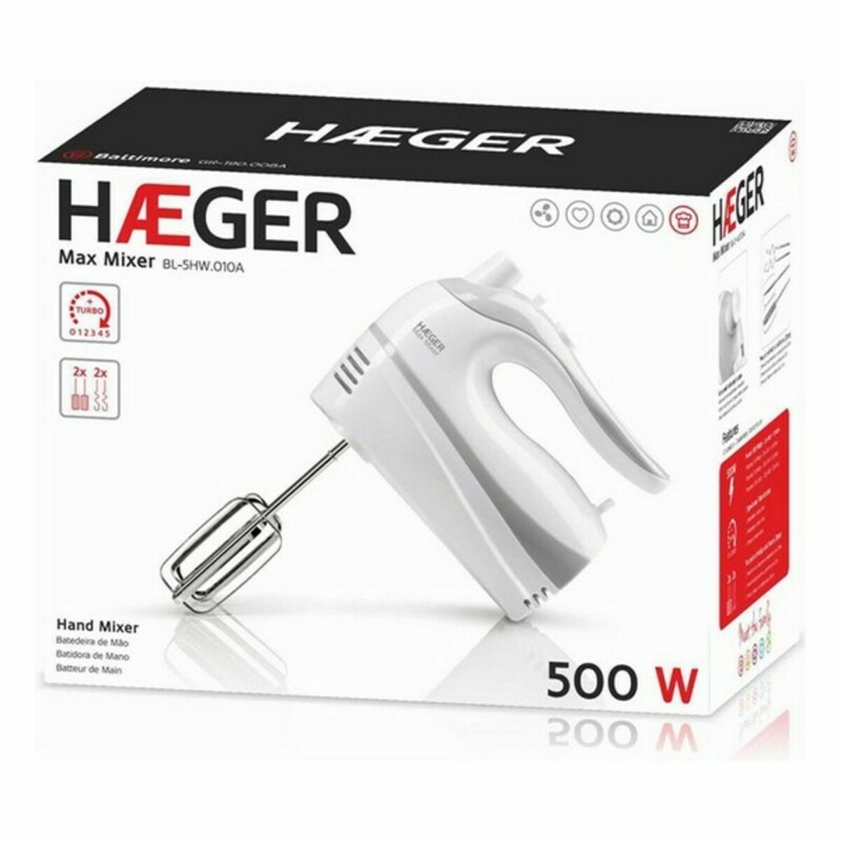 Mixer Haeger BL-5HW.011A 500 W - CA International  
