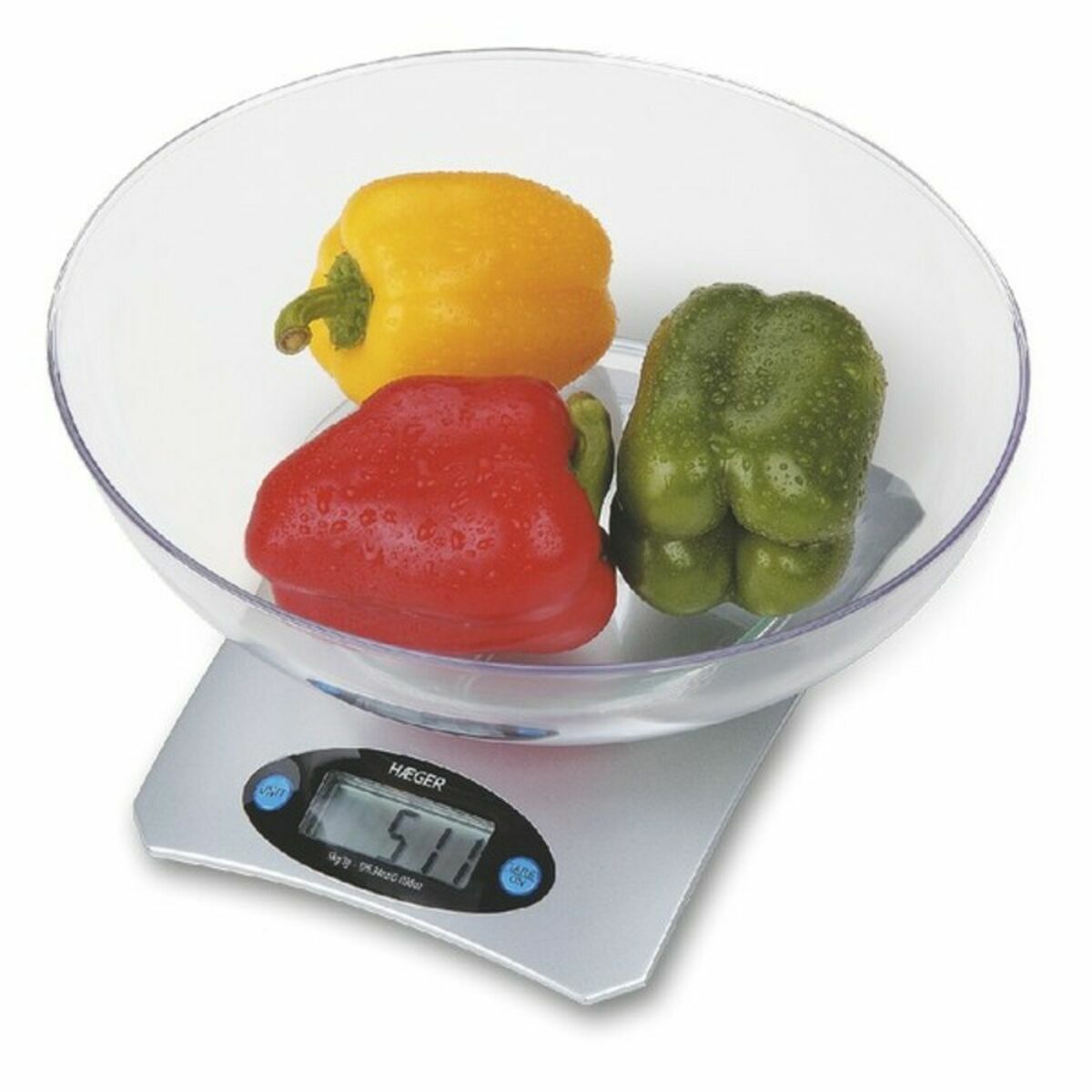 Digital Kitchen Scale Haeger KS-05B.002B 5 kg Black-CA International