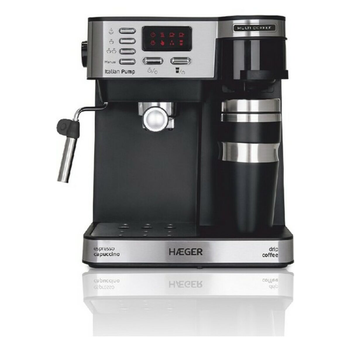 Express Manual Coffee Machine Haeger 1450W Multicolour 1,2 L - CA International   #