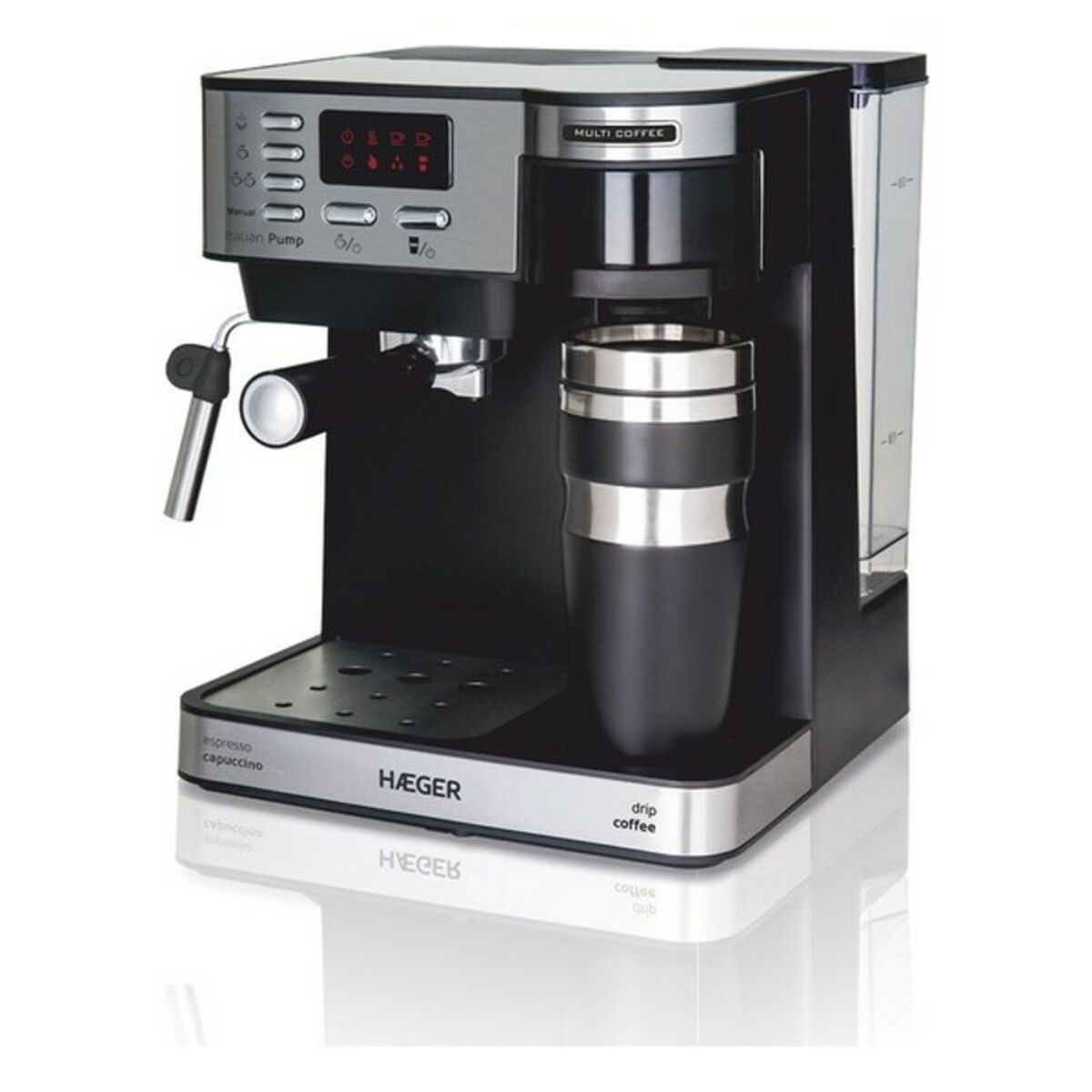 Express Manual Coffee Machine Haeger 1450W Multicolour 1,2 L - CA International   #