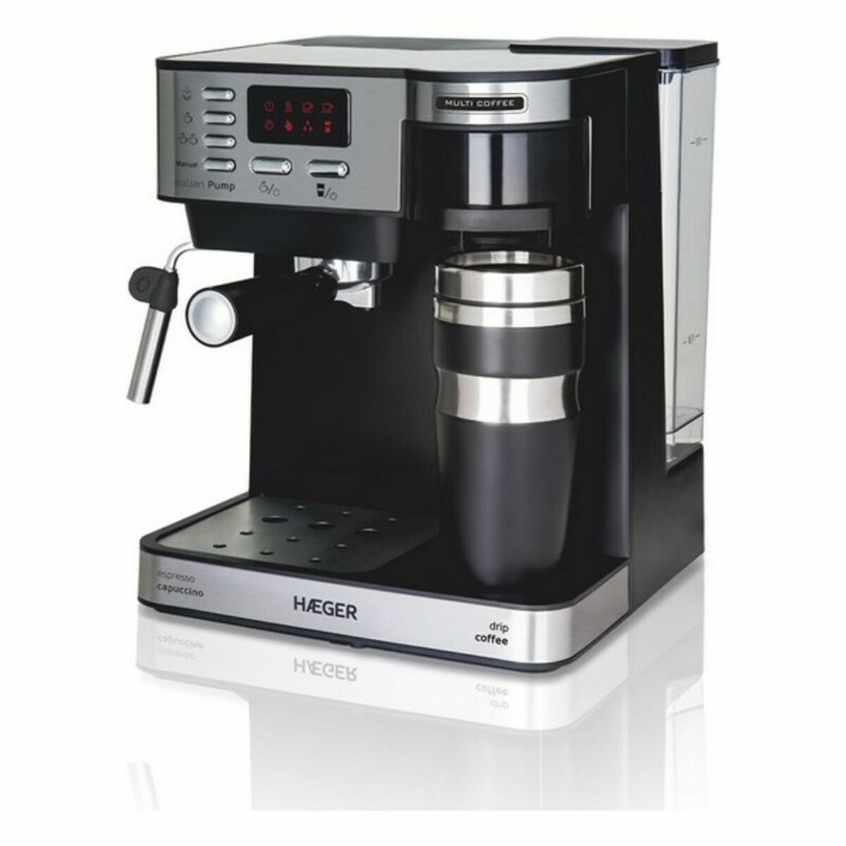 Manuelle Express-Kaffeemaschine Haeger CM-145.008A Bunt 1450 W - CA International  