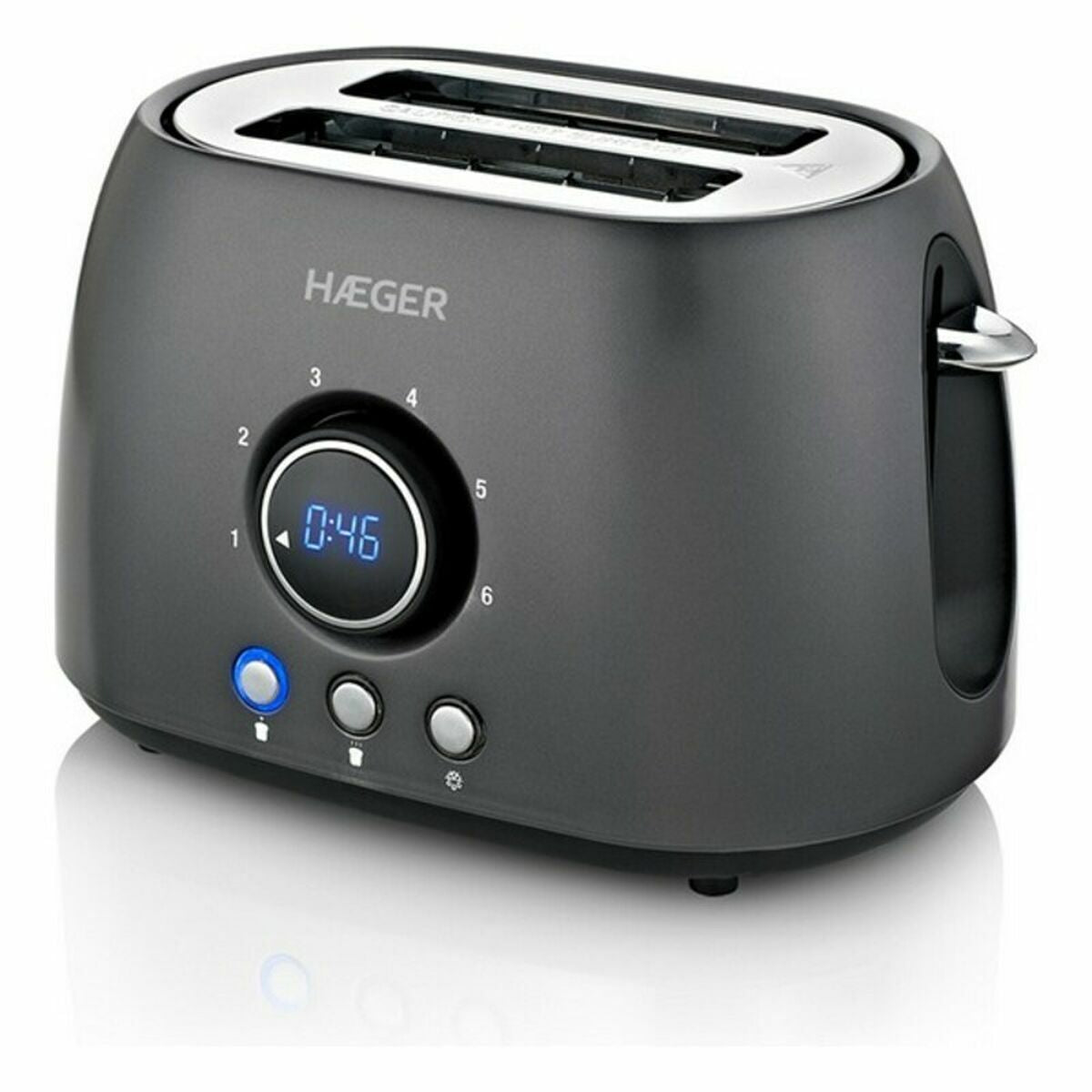 Toaster Haeger TO-08D.012A Black 800 W - CA International   #