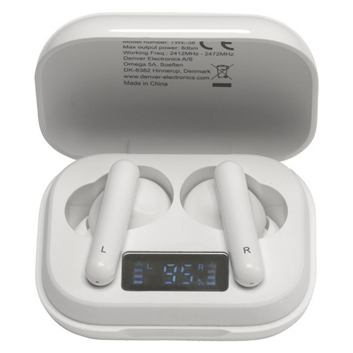 Bluetooth-Kopfhörer Denver Electronics 111191120210 Weiß - CA International  
