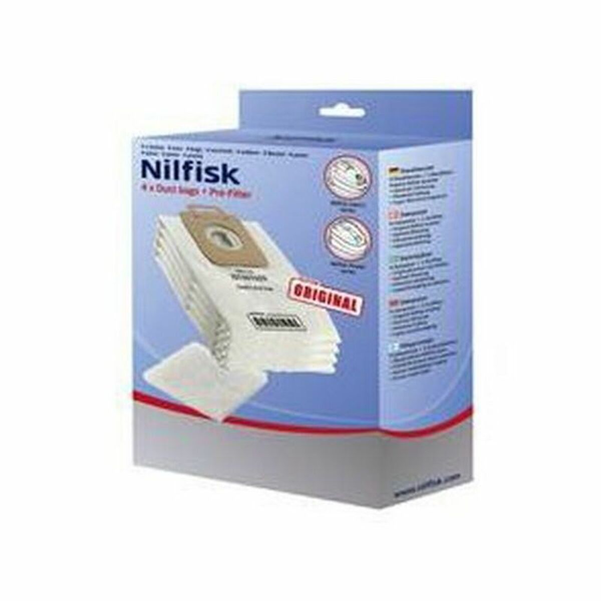 Bags Nilfisk SELECT      4UD (4 Units) - CA International   #