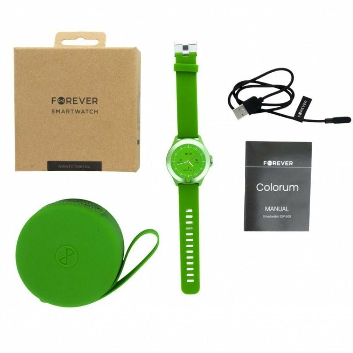 Smartwatch Forever CW-300 grün