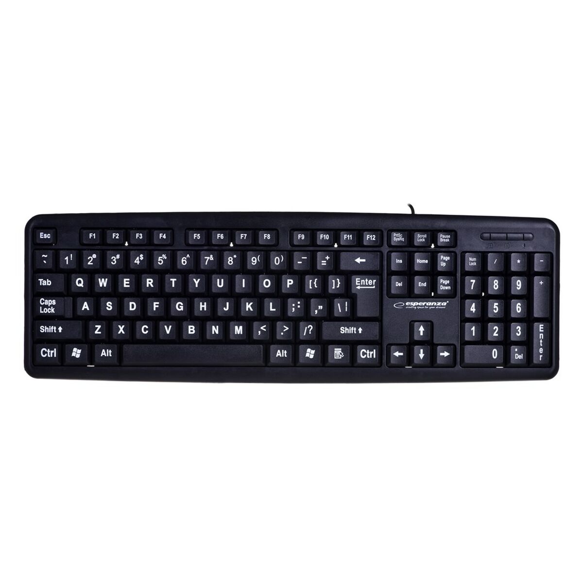 Keyboard Esperanza EK129 Black English QWERTY - CA International   #