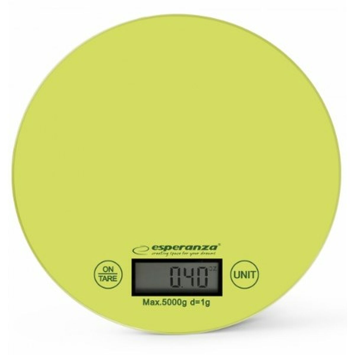 kitchen scale Esperanza EKS003G Green 5 kg - CA International   #