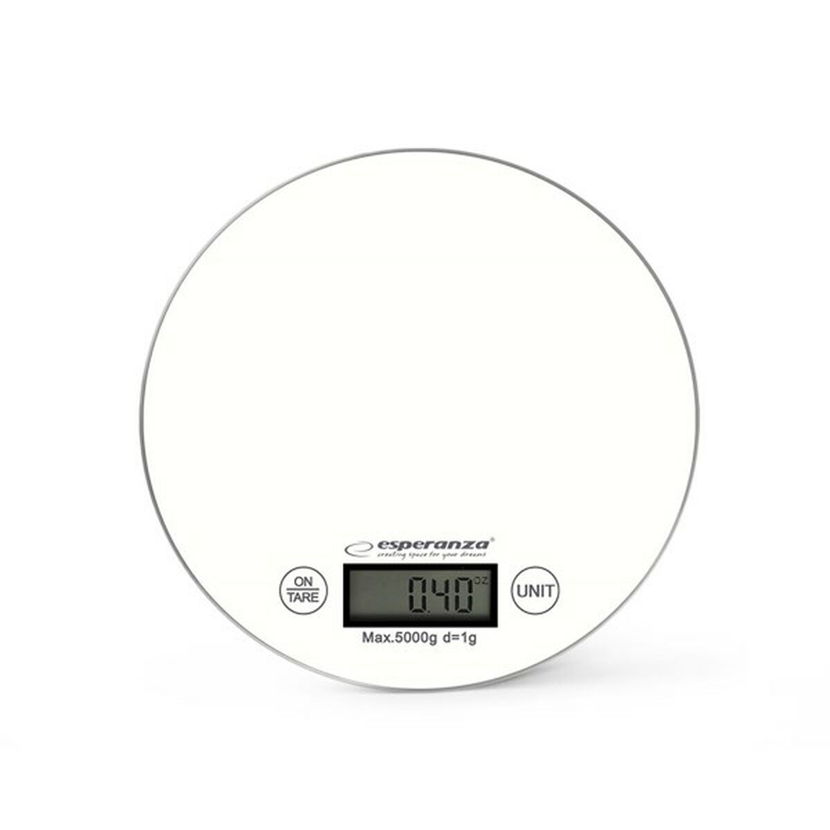 kitchen scale Esperanza EKS003W White 5 kg-CA International