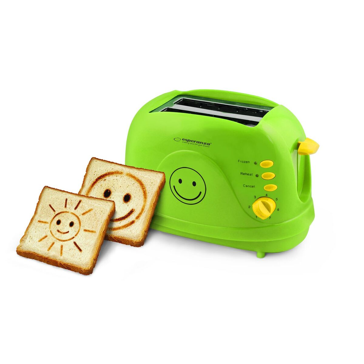 Toaster Esperanza EKT003 750 W - CA International   #