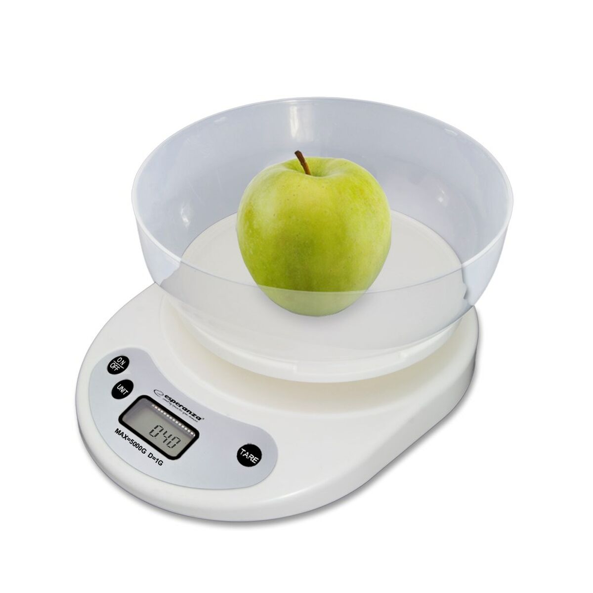 kitchen scale Esperanza EKS007 White 5 kg - CA International   #