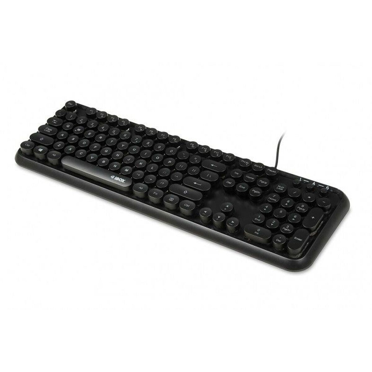 Tastatur Ibox IKS620 Schwarz Englisch QWERTY - CA International  