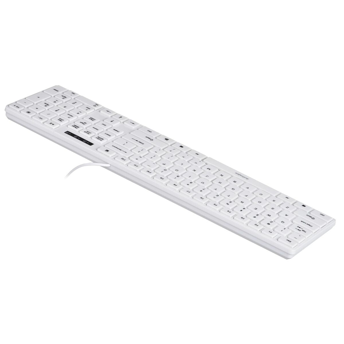 Tastatur Activejet Klawiatura USB K-3066SW Weiß QWERTY - CA International  