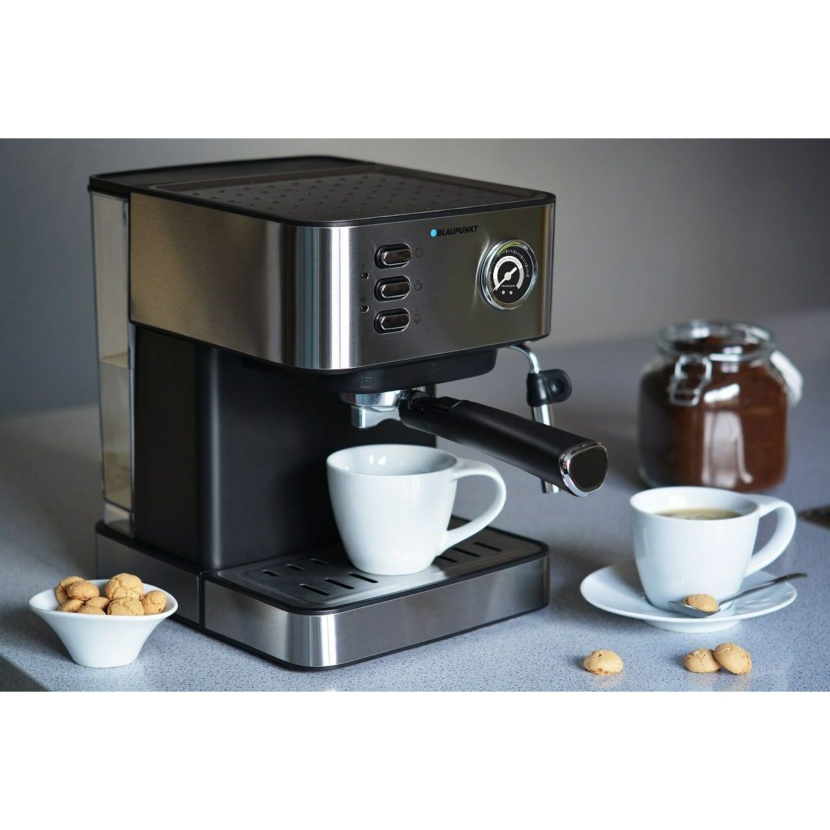 Superautomatische Kaffeemaschine Blaupunkt CMP312 Schwarz 850 W 2 Kopper 1,6 L - CA International  