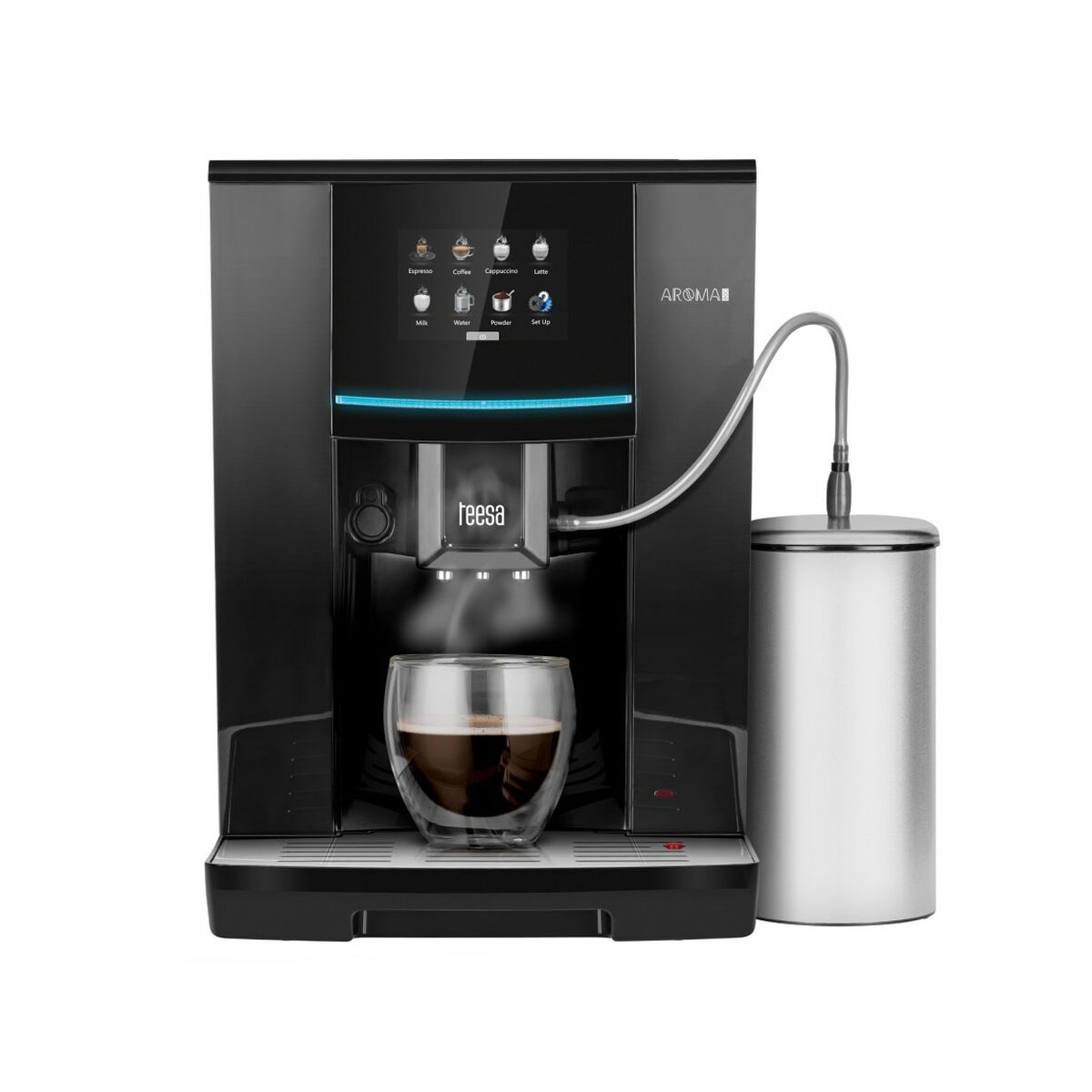 Superautomatische Kaffeemaschine TEESA Aroma 800 Schwarz 1500 W 19 bar 2 L 250 g - CA International 