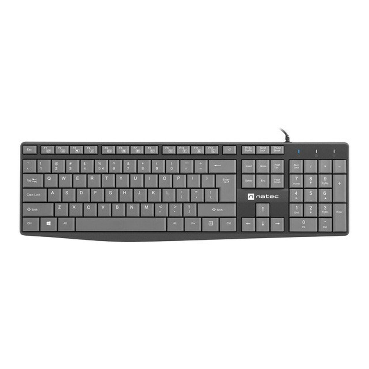 Keyboard Natec NKL-1507 Black Grey - CA International   #