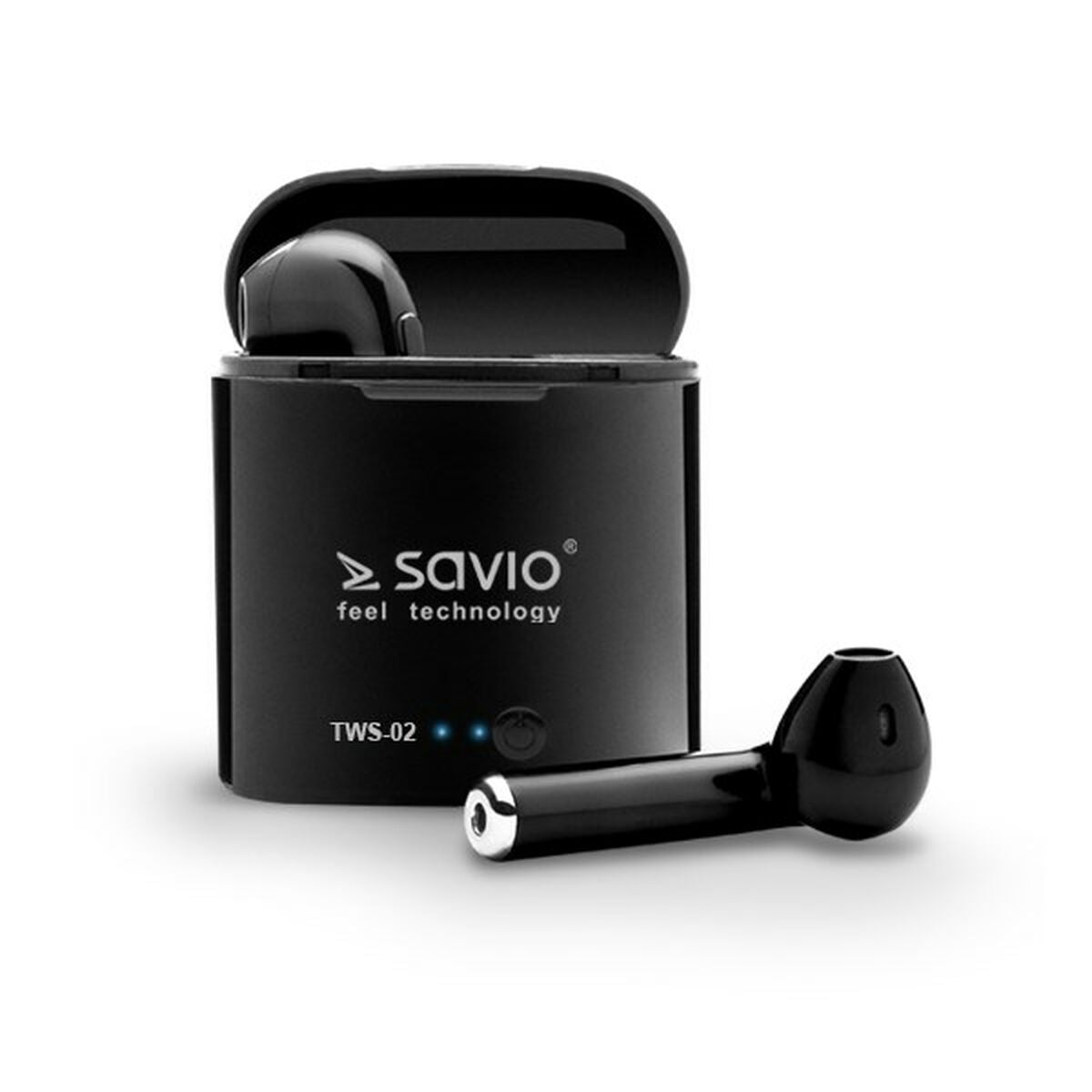 Bluetooth in Ear Headset Savio TWS-02 Schwarz Graphit - CA International 