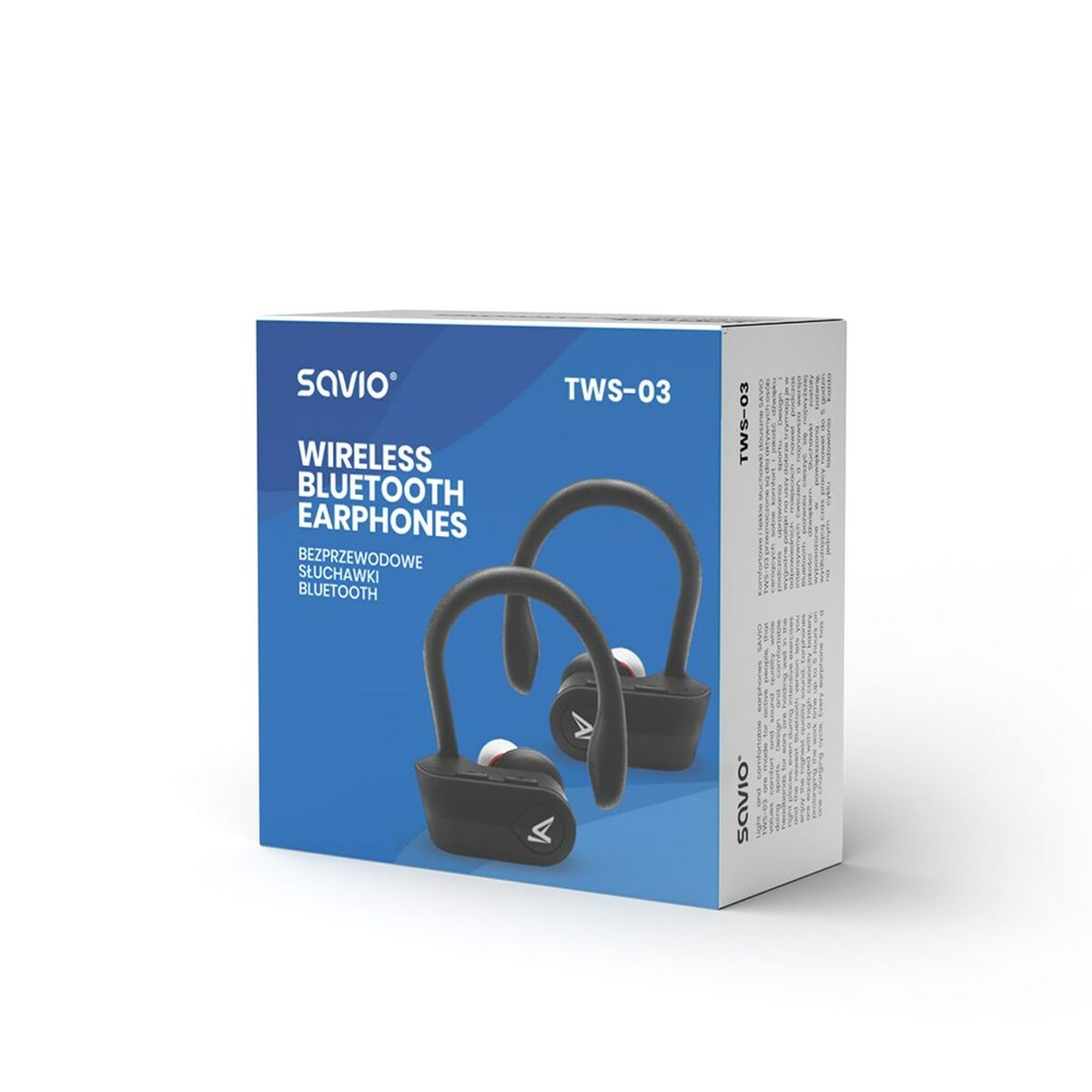 Bluetooth in Ear Headset Savio TWS-03 Schwarz Graphit - CA International 