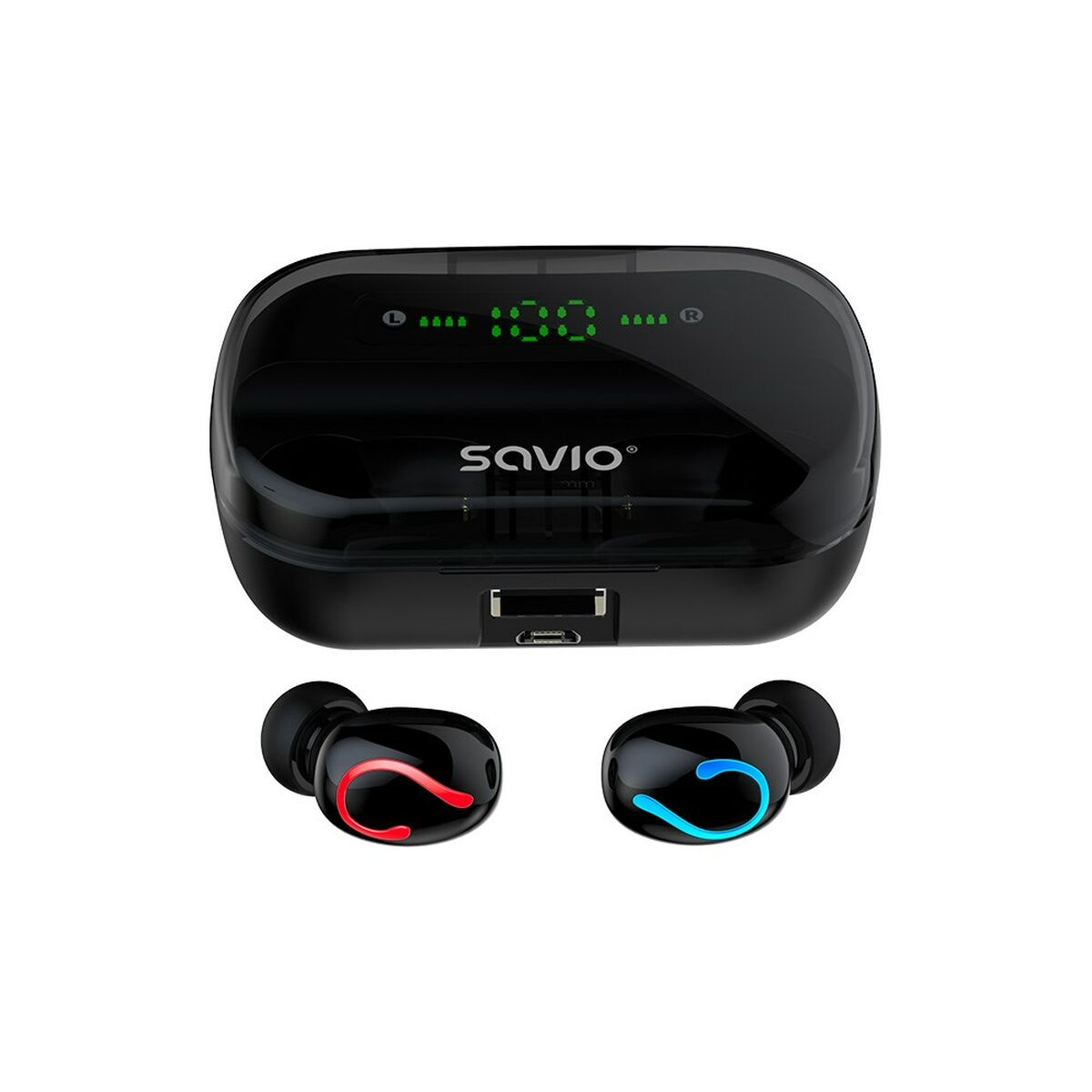 Bluetooth in Ear Headset Savio TWS-06 Schwarz - CA International 