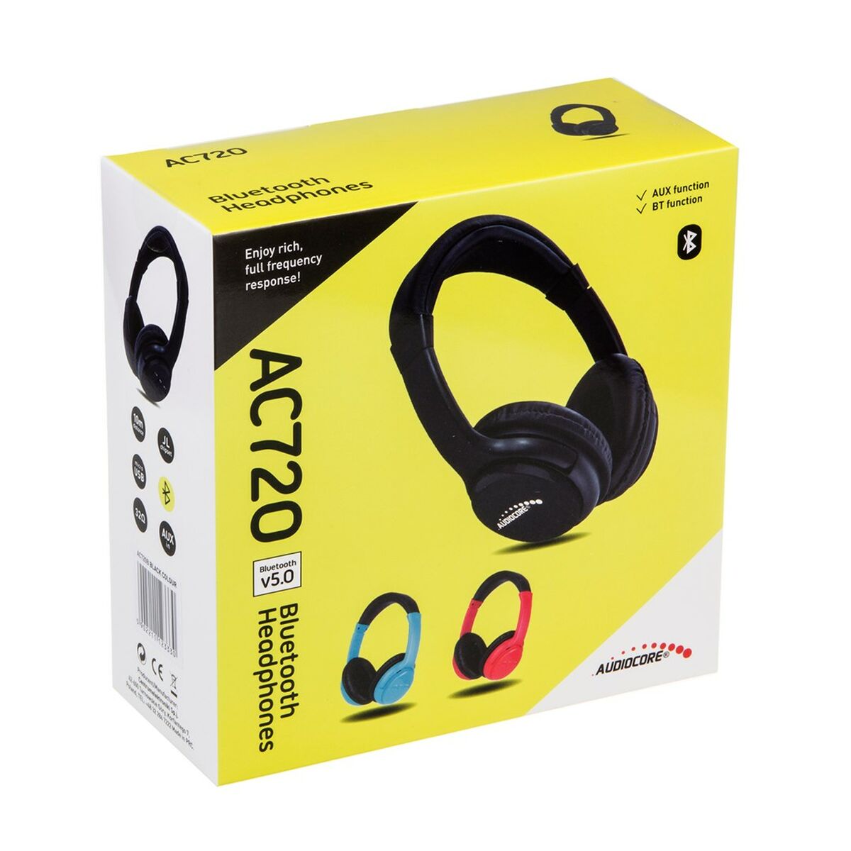Bluetooth Kopfhörer mit Mikrofon AudioCore AC720 - CA International 