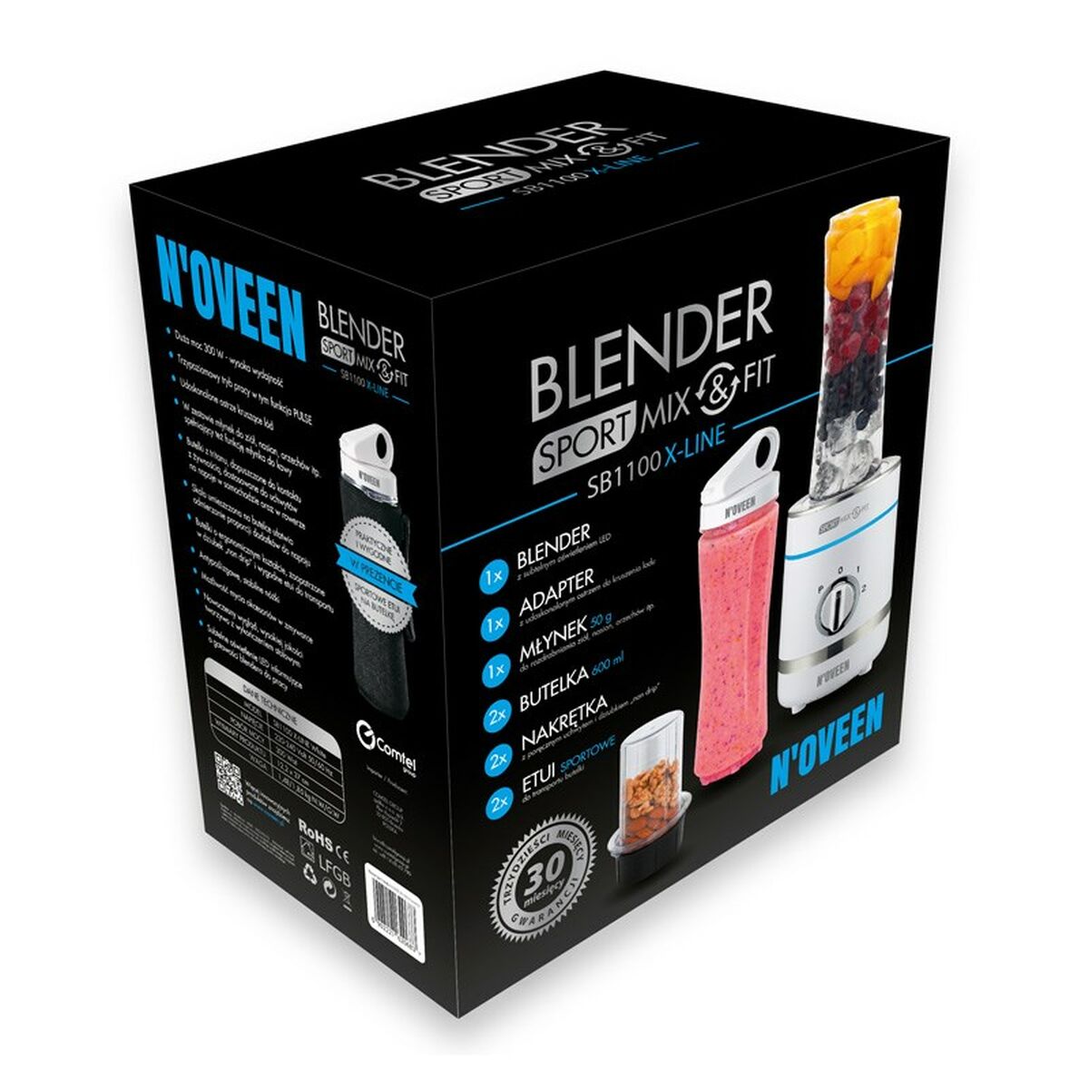 Cup Blender N'oveen SB1100 White 300 W 600 ml - CA International  