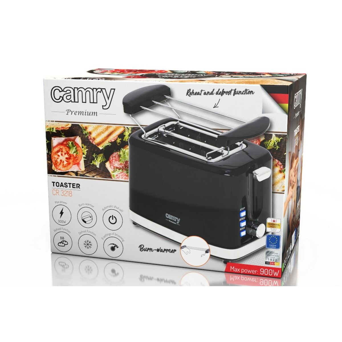 Toaster Camry CR3218 900 W - CA International 