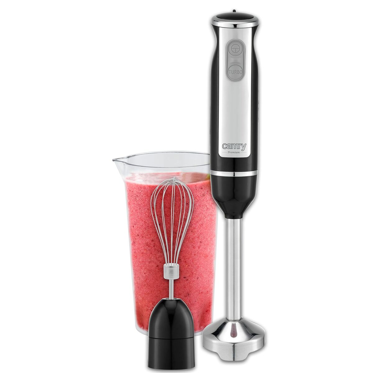 Hand-held Blender Adler 4621 Black Silver 1000 W - CA International   #