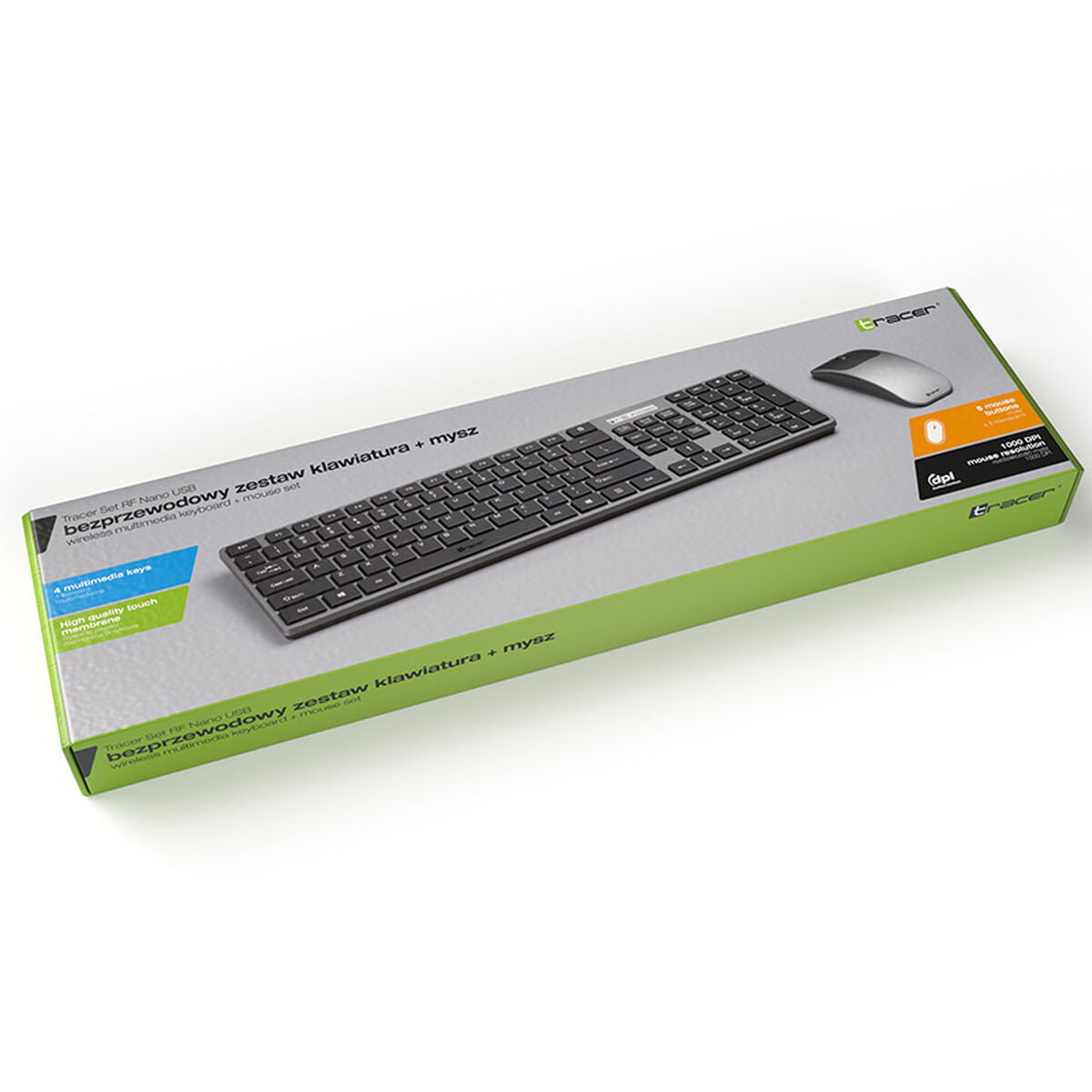 Drahtlose Tastatur Tracer TRAKLA46773 Schwarz Qwerty US - CA International  