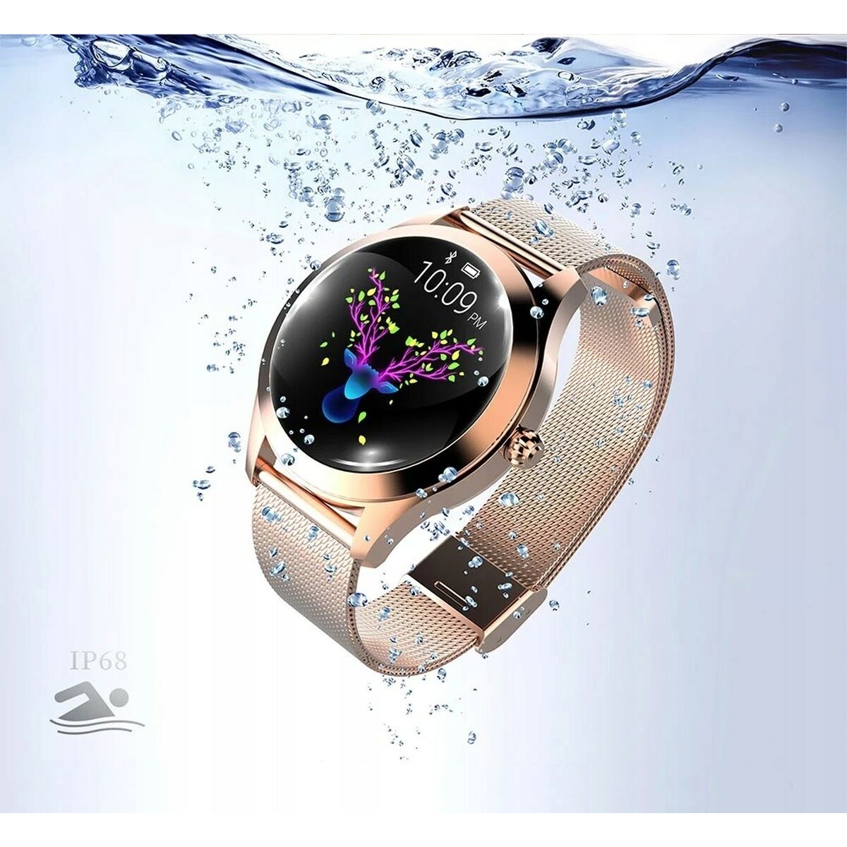 Smartwatch Oromed SMART LADY Rotgold 1,04" - CA International 