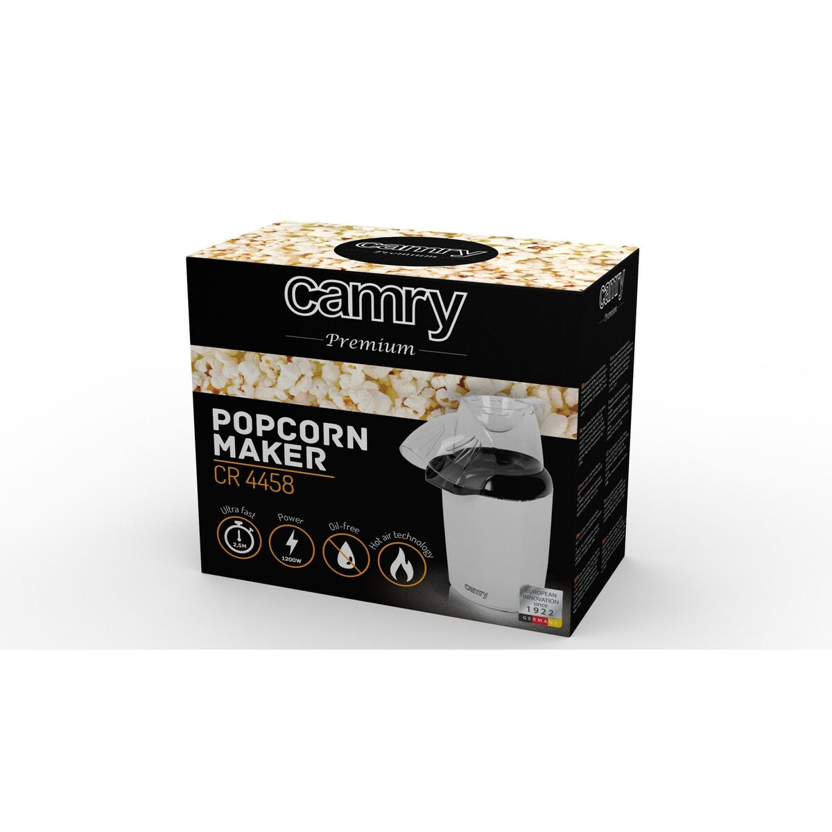 Popcornmaschine Camry CR4458 Weiß - CA International 