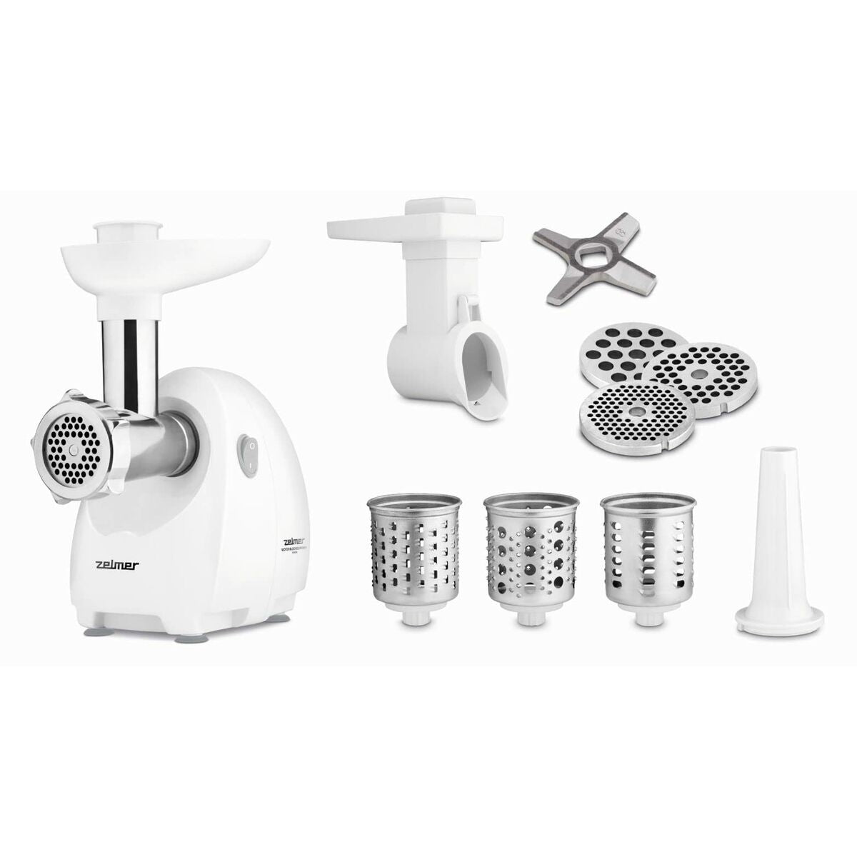 Mincer Zelmer ZMM4048B White 1900 W 2,5 Kg/min Plastic - CA International   #