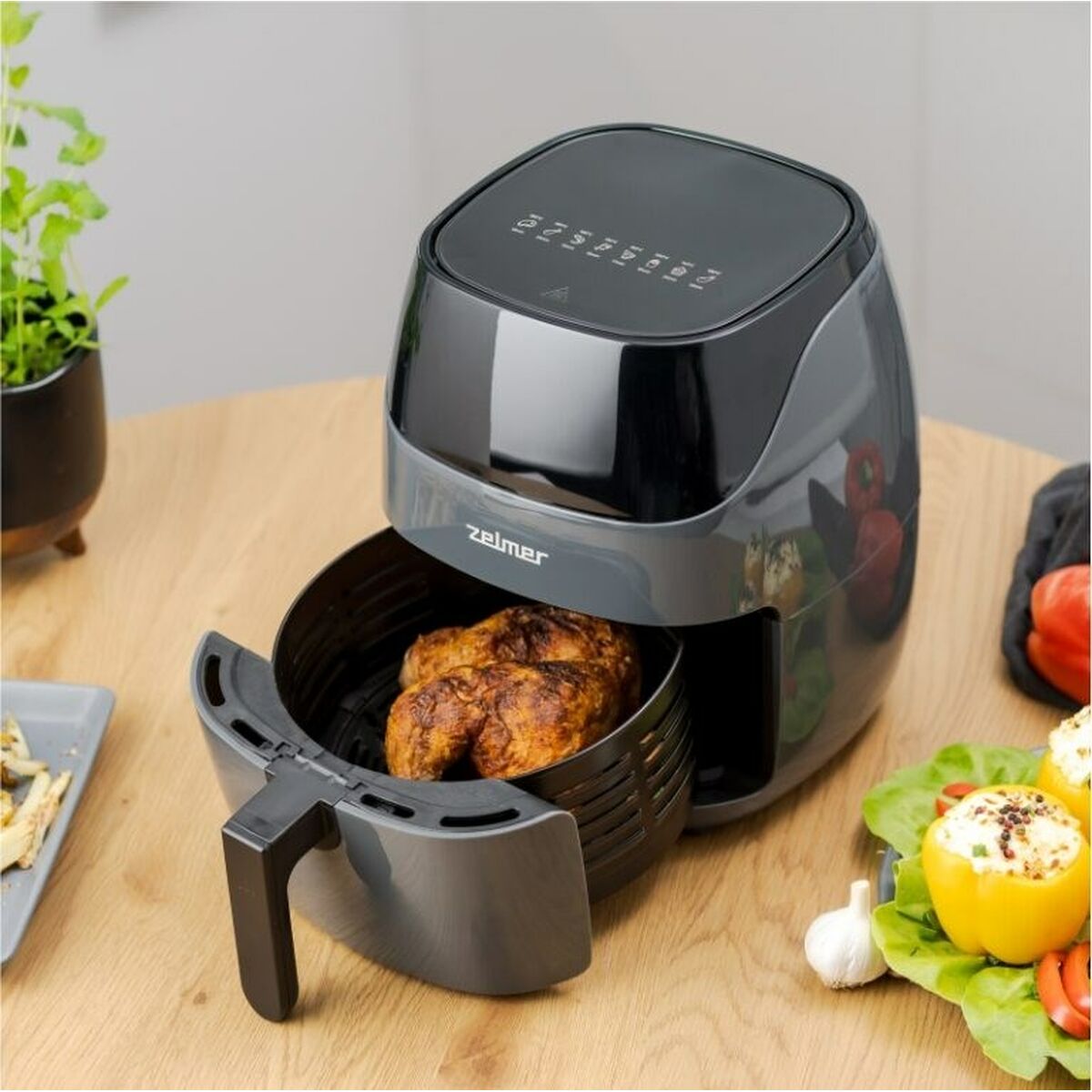 Air Fryer Zelmer ZAF5502G Black Grey 1500 W 5 L - CA International   #