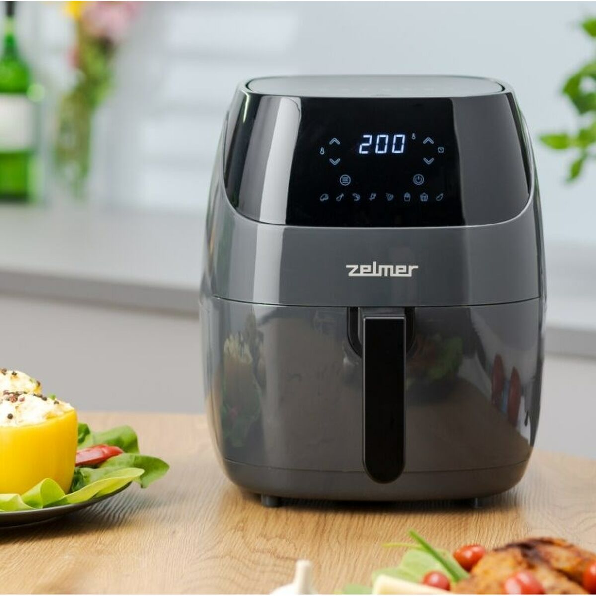 Air Fryer Zelmer ZAF5502G Black Grey 1500 W 5 L - CA International   #