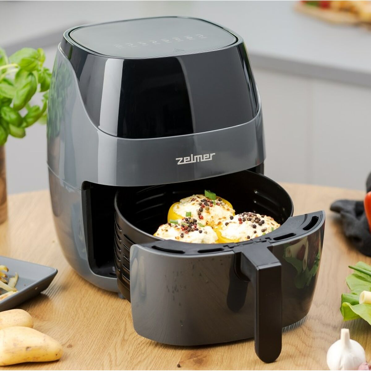 Air Fryer Zelmer ZAF5502G Black Grey 1500 W 5 L - CA International   #