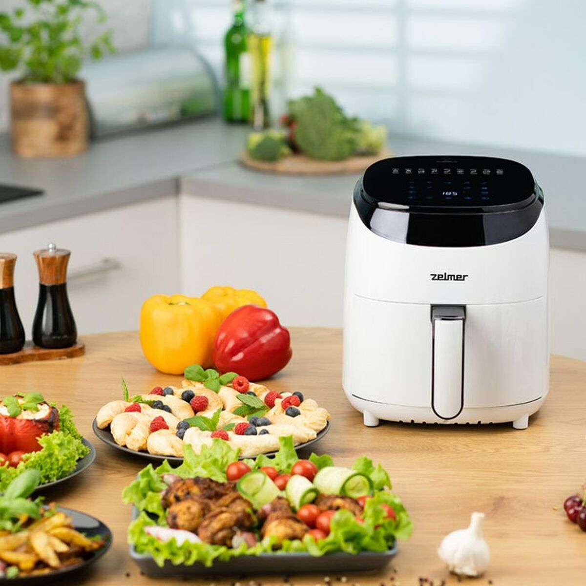 Air Fryer Zelmer ZAF3551W White Black 1200 W 3,5 L - CA International   #