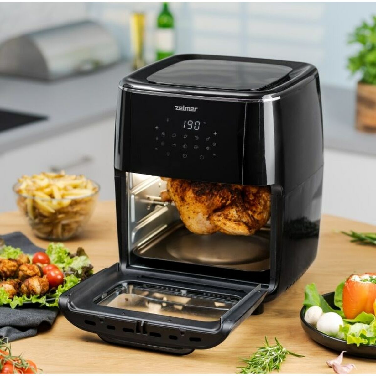 Air Fryer Zelmer ZAF7120 Black 1700 W 12 L - CA International   #