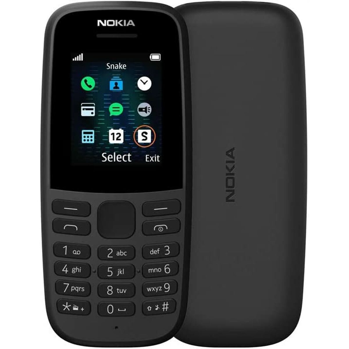 Mobile phone Nokia 105SS Black 1,8" - CA International   #