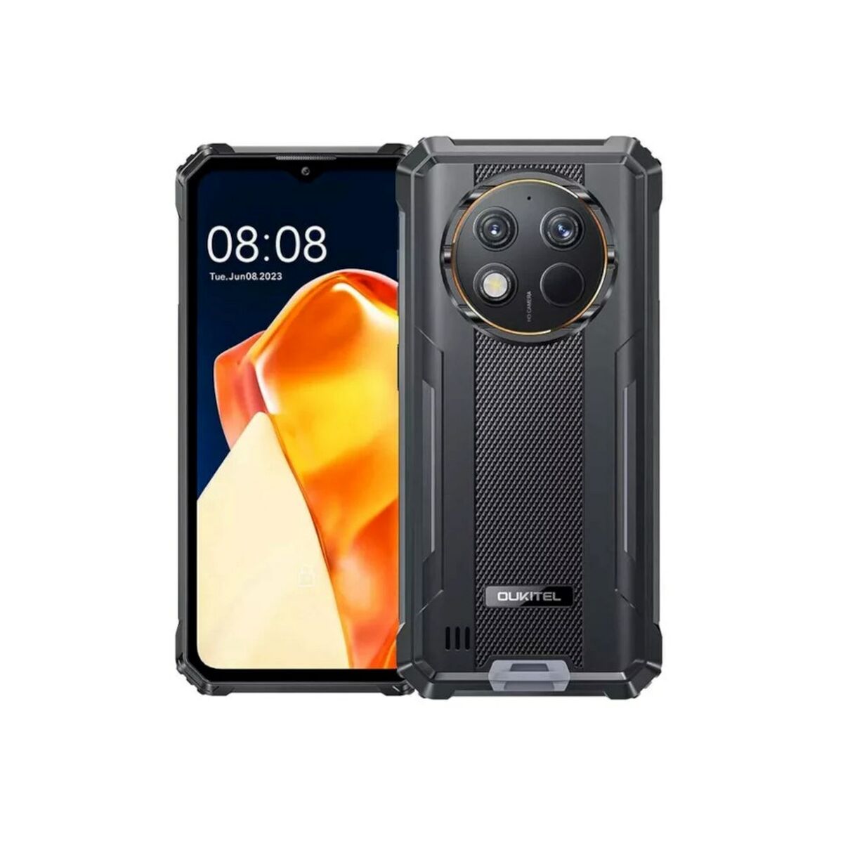 Smartphone Oukitel WP28S-BK/OL 6,52" UNISOC T606 4 GB RAM 128 GB Black Orange - CA International   #