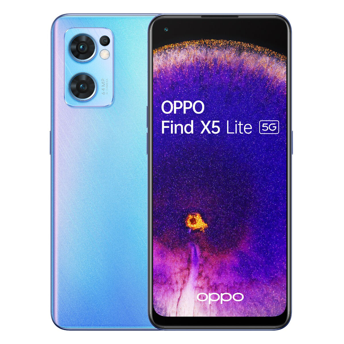 Smartphone Oppo Find X5 Lite Blue 8 GB RAM Dimensity 900 6,43" 256 GB - CA International  