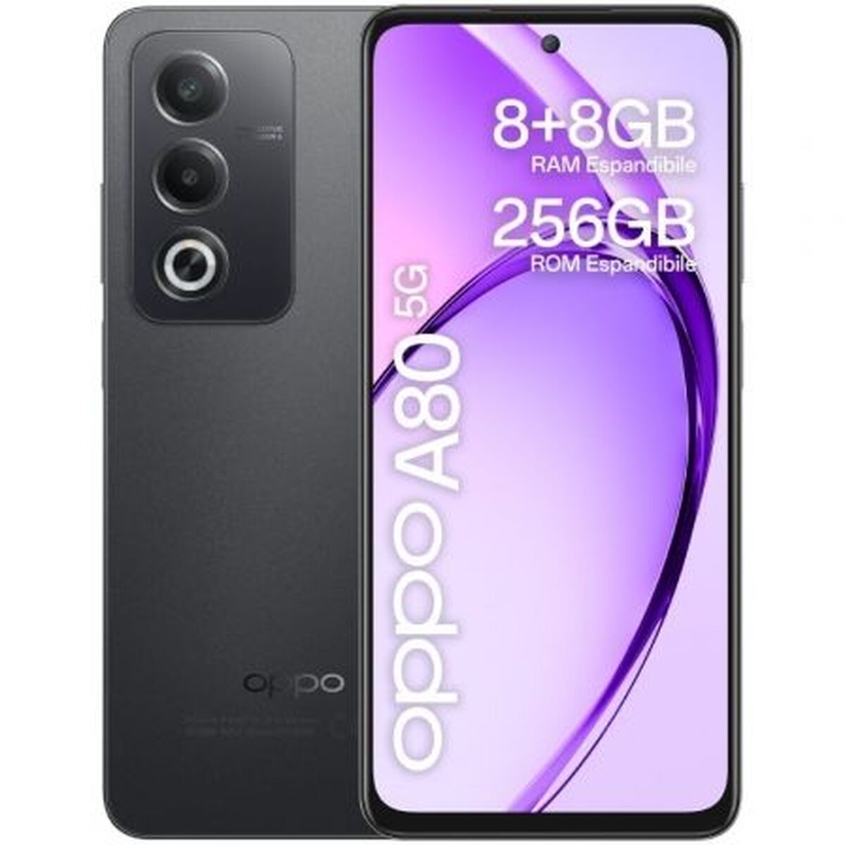 Smartphone Oppo A80 6,67" 8 GB RAM 256 GB Black-CA International